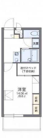 レオパレスプラムの物件間取画像